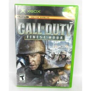 Call of Duty Finest Hour Microsoft Xbox 2004 Complete Tested Working